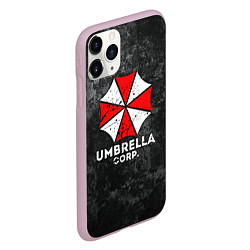 Чехол iPhone 11 Pro матовый UMBRELLA CORP, цвет: 3D-розовый — фото 2