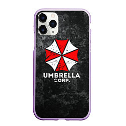 Чехол iPhone 11 Pro матовый UMBRELLA CORP, цвет: 3D-сиреневый