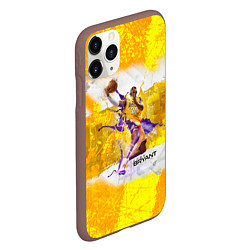 Чехол iPhone 11 Pro матовый Kobe Bryant, цвет: 3D-коричневый — фото 2