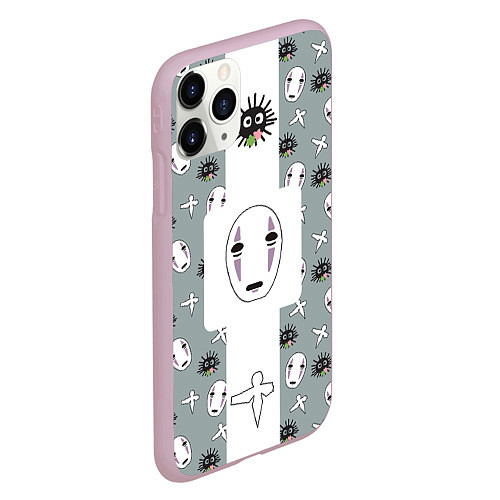 Чехол iPhone 11 Pro матовый Аниме Унесенные призраками / 3D-Розовый – фото 2