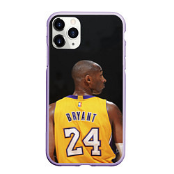 Чехол iPhone 11 Pro матовый Kobe Bryant, цвет: 3D-светло-сиреневый