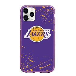 Чехол iPhone 11 Pro матовый LA LAKERS