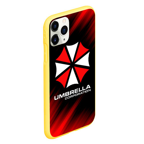 Чехол iPhone 11 Pro матовый Umbrella Corporation / 3D-Желтый – фото 2