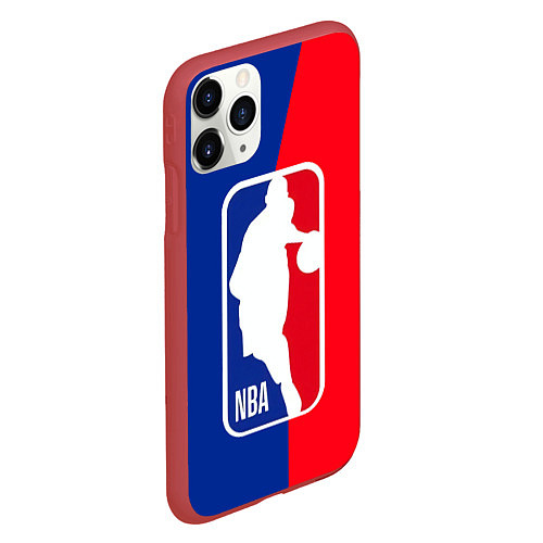 Чехол iPhone 11 Pro матовый NBA Kobe Bryant / 3D-Красный – фото 2