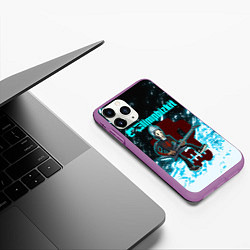 Чехол iPhone 11 Pro матовый LIMP BIZKIT, цвет: 3D-фиолетовый — фото 2