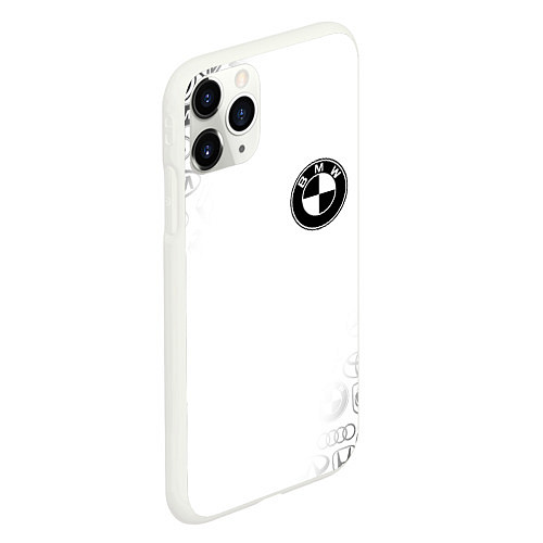 Чехол iPhone 11 Pro матовый BMW / 3D-Белый – фото 2