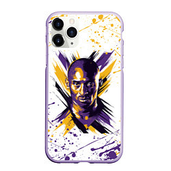 Чехол iPhone 11 Pro матовый KOBE BRYANT, цвет: 3D-светло-сиреневый