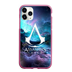 Чехол iPhone 11 Pro матовый ASSASSINS CREED, цвет: 3D-малиновый