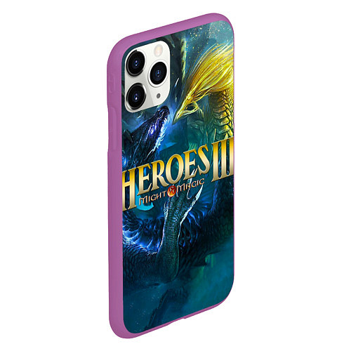 Чехол iPhone 11 Pro матовый Heroes of Might and Magic / 3D-Фиолетовый – фото 2