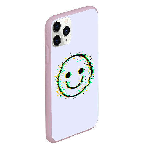 Чехол iPhone 11 Pro матовый Smile / 3D-Розовый – фото 2