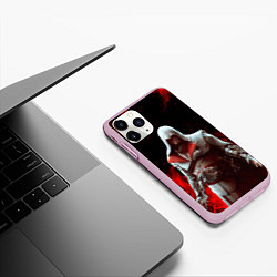 Чехол iPhone 11 Pro матовый ASSASSINS CREED, цвет: 3D-розовый — фото 2