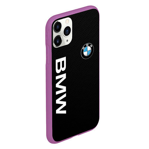 Чехол iPhone 11 Pro матовый BMW / 3D-Фиолетовый – фото 2