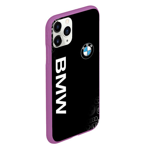 Чехол iPhone 11 Pro матовый BMW / 3D-Фиолетовый – фото 2