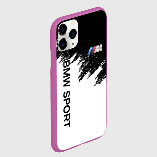 Чехол iPhone 11 Pro матовый BMW / 3D-Фиолетовый – фото 2