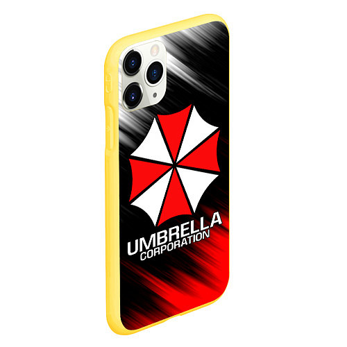 Чехол iPhone 11 Pro матовый UMBRELLA CORP / 3D-Желтый – фото 2