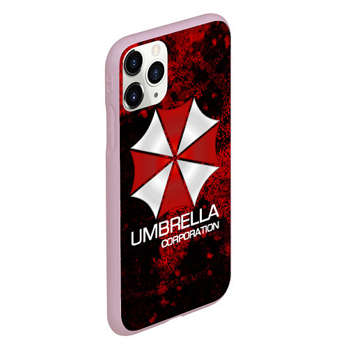 Чехол iPhone 11 Pro матовый UMBRELLA CORP / 3D-Розовый – фото 2