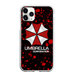 Чехол iPhone 11 Pro матовый UMBRELLA CORP, цвет: 3D-белый