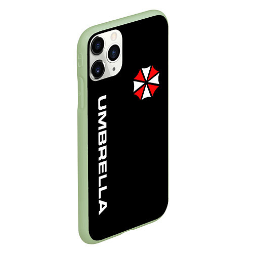 Чехол iPhone 11 Pro матовый UMBRELLA CORPORATION / 3D-Салатовый – фото 2