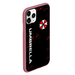 Чехол iPhone 11 Pro матовый UMBRELLA CORPORATION, цвет: 3D-малиновый — фото 2