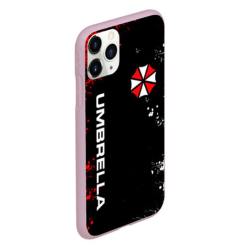 Чехол iPhone 11 Pro матовый UMBRELLA CORPORATION / 3D-Розовый – фото 2