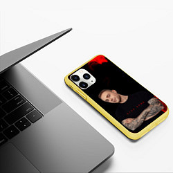Чехол iPhone 11 Pro матовый Егор Крид, цвет: 3D-желтый — фото 2