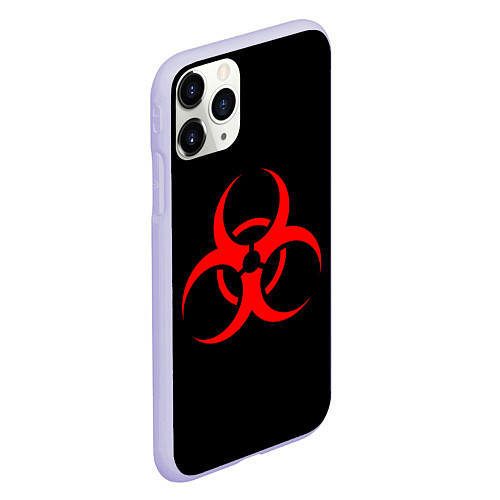 Чехол iPhone 11 Pro матовый Plague inc / 3D-Светло-сиреневый – фото 2