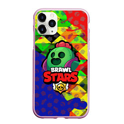 Чехол iPhone 11 Pro матовый BRAWL STARS SPIKE