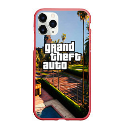 Чехол iPhone 11 Pro матовый Grand Theft Auto