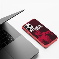Чехол iPhone 11 Pro матовый Arturo Gatti, цвет: 3D-красный — фото 2