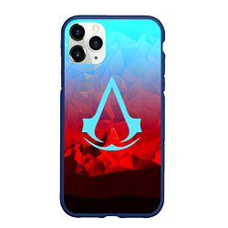 Чехол iPhone 11 Pro матовый ASSASSINS CREED, цвет: 3D-тёмно-синий