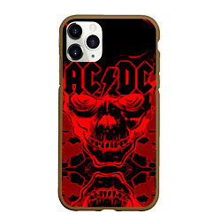 Чехол iPhone 11 Pro матовый ACDC, цвет: 3D-коричневый