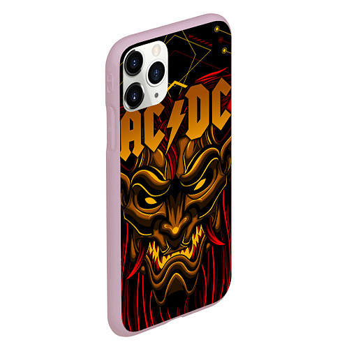 Чехол iPhone 11 Pro матовый ACDC / 3D-Розовый – фото 2