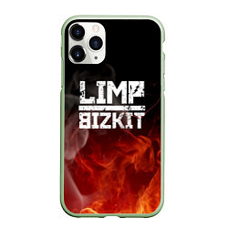 Чехол iPhone 11 Pro матовый LIMP BIZKIT, цвет: 3D-салатовый