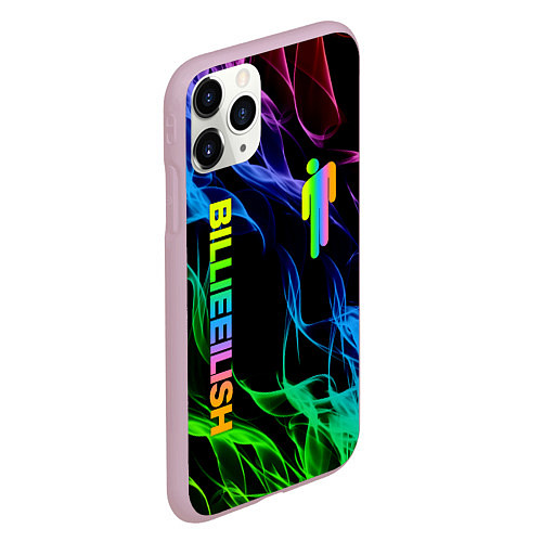 Чехол iPhone 11 Pro матовый BILLIE EILISH / 3D-Розовый – фото 2