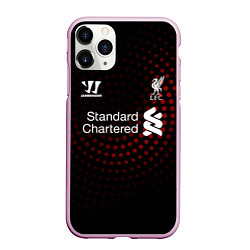 Чехол iPhone 11 Pro матовый Liverpool, цвет: 3D-розовый