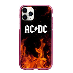 Чехол iPhone 11 Pro матовый AC DC