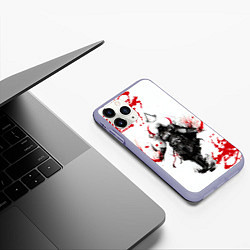 Чехол iPhone 11 Pro матовый Assassins Creed, цвет: 3D-светло-сиреневый — фото 2