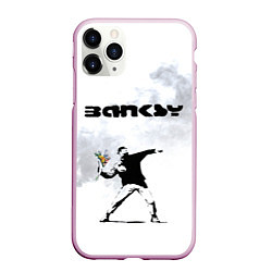 Чехол iPhone 11 Pro матовый Banksy