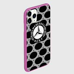 Чехол iPhone 11 Pro матовый MERCEDES-BENZ, цвет: 3D-фиолетовый — фото 2