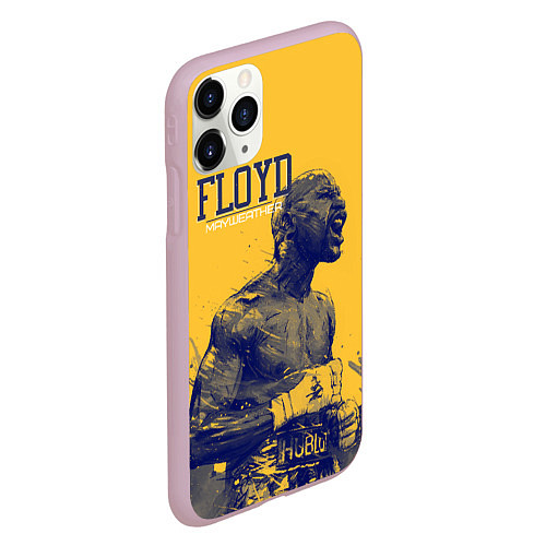 Чехол iPhone 11 Pro матовый Floyd / 3D-Розовый – фото 2