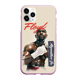 Чехол iPhone 11 Pro матовый Floyd, цвет: 3D-розовый