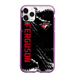 Чехол iPhone 11 Pro матовый Tony Ferguson, цвет: 3D-фиолетовый