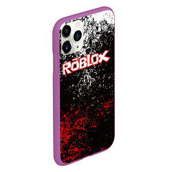 Чехол iPhone 11 Pro матовый ROBLOX, цвет: 3D-фиолетовый — фото 2