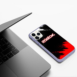 Чехол iPhone 11 Pro матовый ROBLOX, цвет: 3D-светло-сиреневый — фото 2