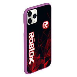 Чехол iPhone 11 Pro матовый ROBLOX, цвет: 3D-фиолетовый — фото 2