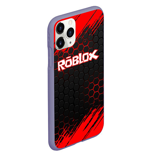 Чехол iPhone 11 Pro матовый ROBLOX / 3D-Серый – фото 2
