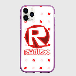 Чехол iPhone 11 Pro матовый ROBLOX, цвет: 3D-фиолетовый