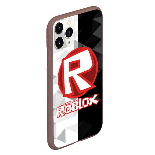 Чехол iPhone 11 Pro матовый ROBLOX / 3D-Коричневый – фото 2