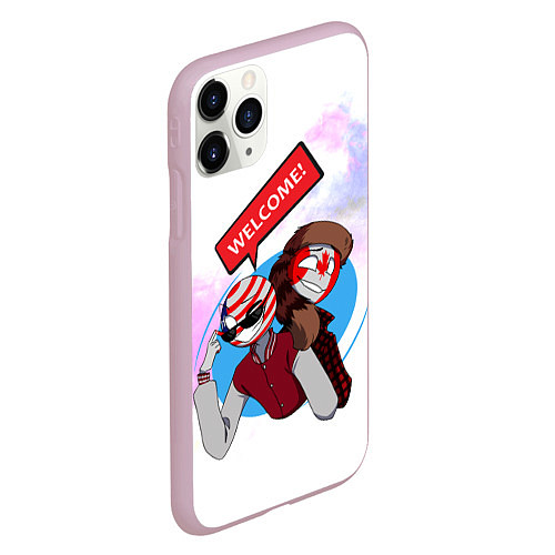 Чехол iPhone 11 Pro матовый Country Humans / 3D-Розовый – фото 2