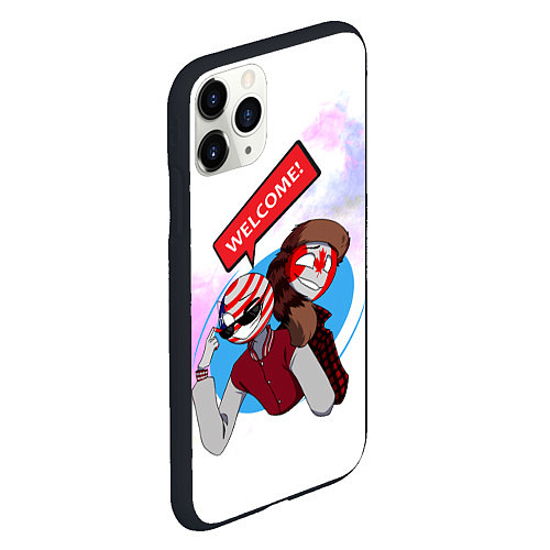 Чехол iPhone 11 Pro матовый Country Humans / 3D-Черный – фото 2